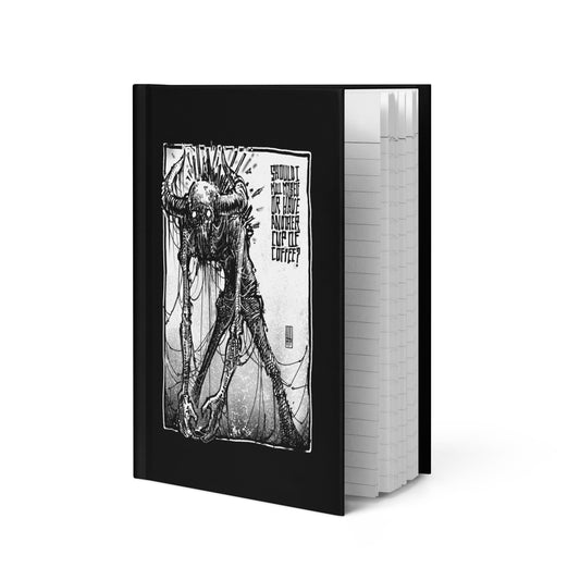 Coffee & Philosophy: Camus White Label Hardcover Notebook