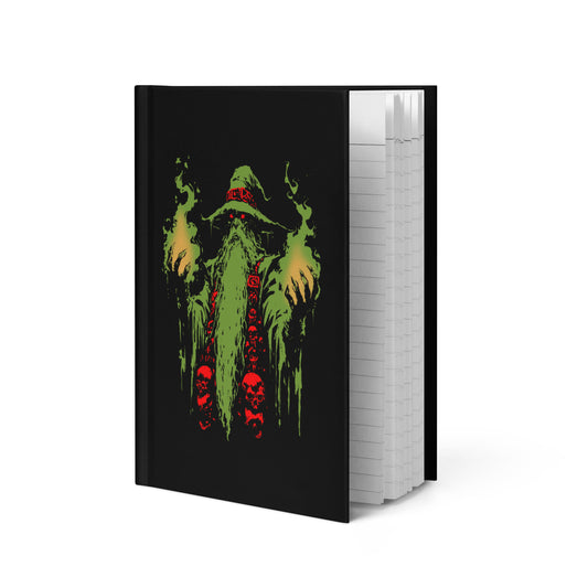 Doom Wizard White Label Hardcover Notebook