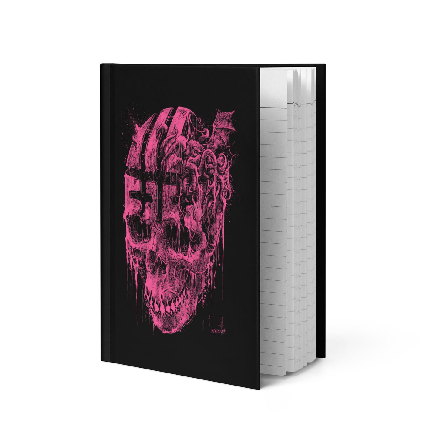 Where is My Mind White Label Hardcover Notebook