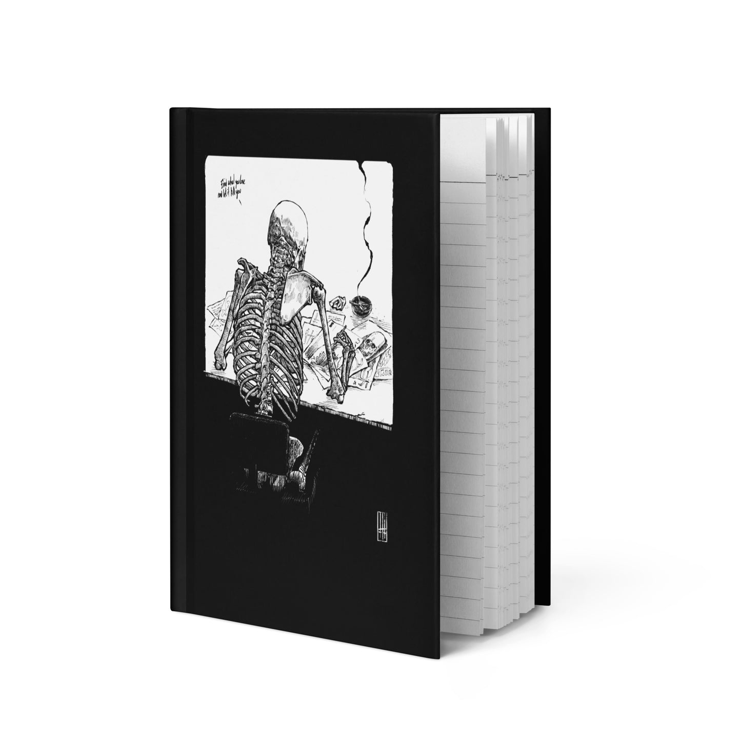 Find What You Love White Label Hardcover Notebook