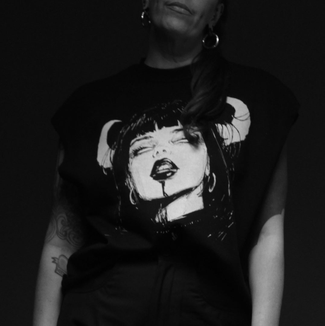 Horny White Label Premium Unisex Boxy Crop