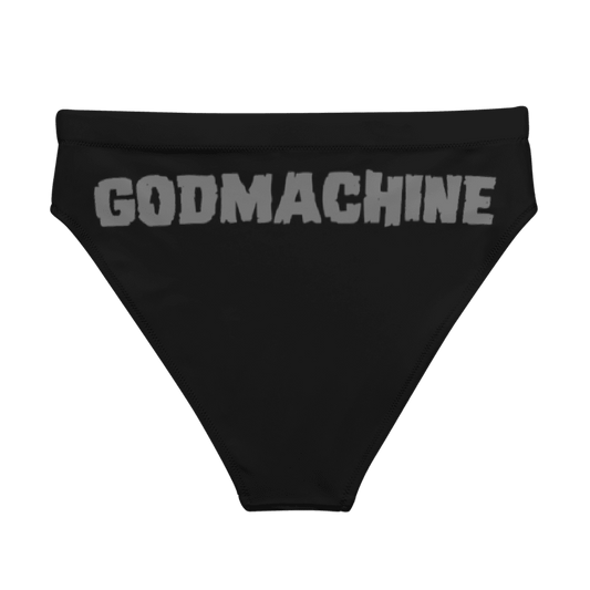 Godmachine Logo High-Waisted Bikini Bottoms