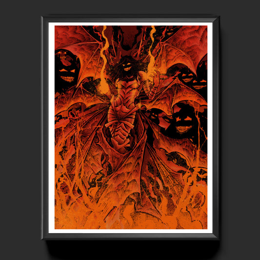 Magic The Gathering, Lord of Lineage A4 Art Print