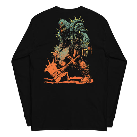 Big Ron White Label Classic Unisex Long Sleeve T-Shirt with Back Print
