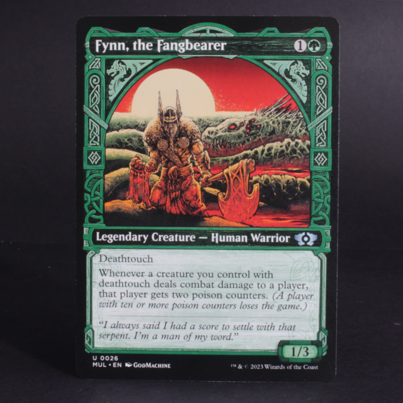 Magic The Gathering, Fynn The Fangbearer Artist Proofs