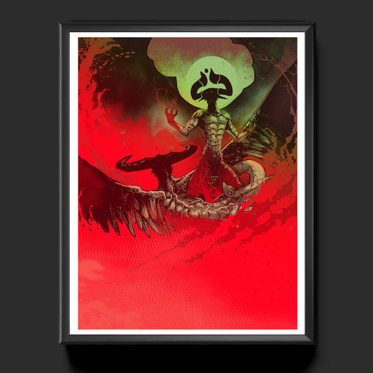Magic The Gathering, Nicol Bolas A4 Art Print