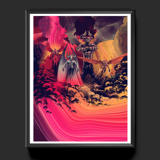 Magic The Gathering, The Prismatic Bridge A4 Art Print