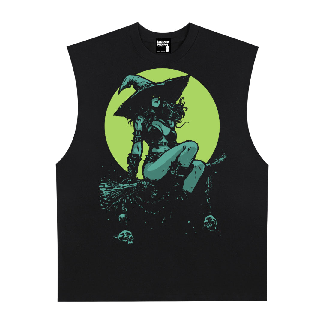 Ride or Die Premium White Label Raw Edge Cotton Tank Top