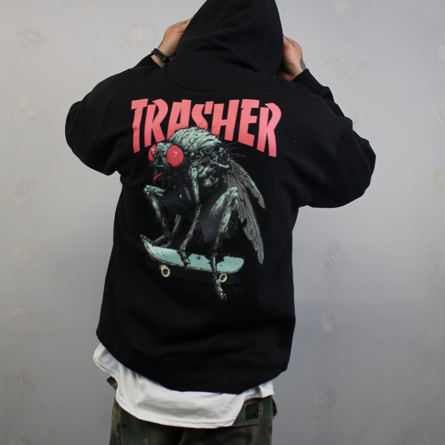 Trasher Premium White Label Unisex Pullover Hoody
