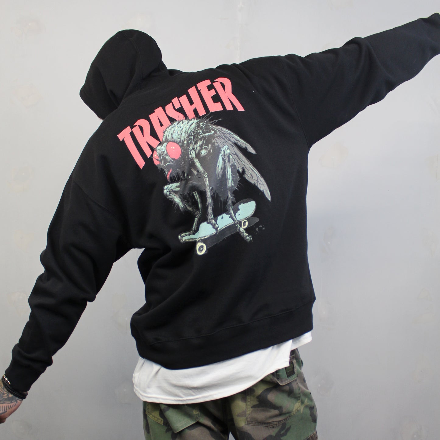 Trasher Premium White Label Unisex Pullover Hoody