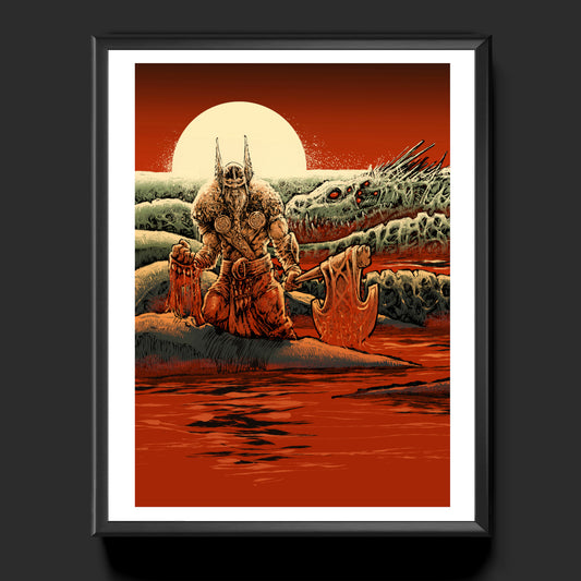 Magic The Gathering, Fynn The Fangbearer A4 Art Print