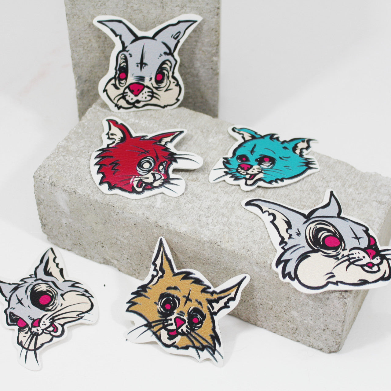 Leather Look Sticker Patch Assorted Designs