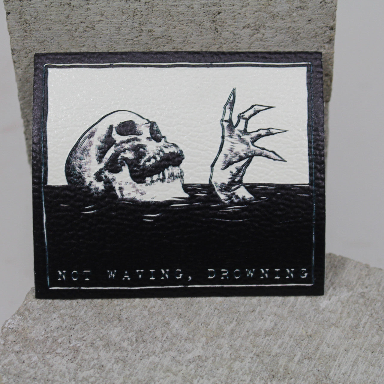Leather Look Sticker Patch Assorted Designs
