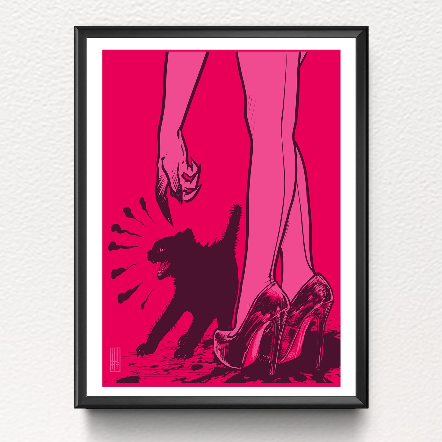 Kitty A3 Art Print