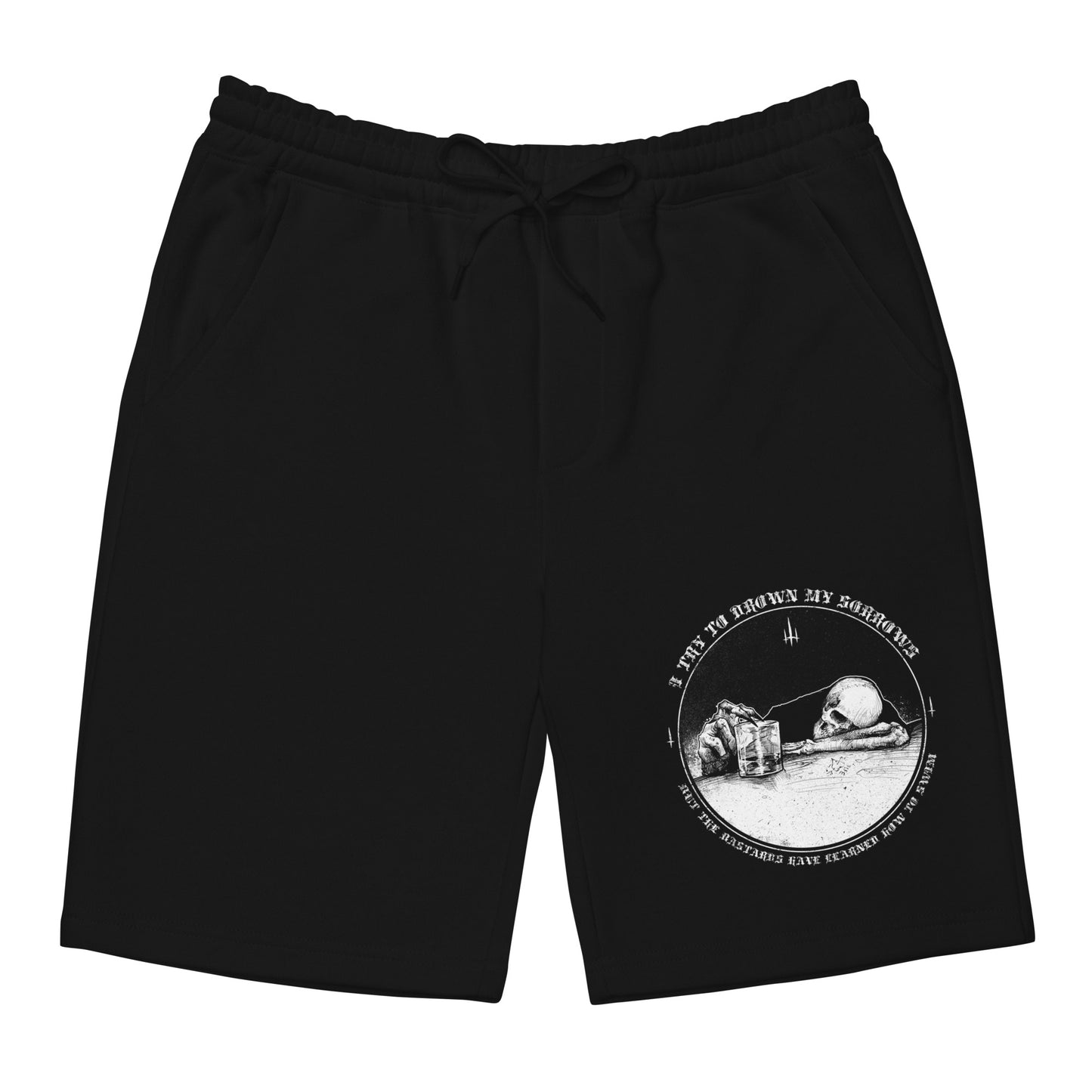 Drown My Sorrows White Label Premium Unisex Shorts